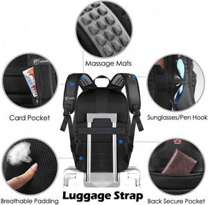 BSCI Factory Waterproof Anti-theft <b>Laptop</b> Backpack <b>Bag</b> 15.6-17 Inch Notebook for Student <b>Women</b> Men - Product Image 4