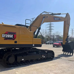Pelle hydraulique d'occasion SANY SY205C 20 tonnes 2023 modèle 90% nouvel état avec moteur boîte de vitesses pompe roulement bas prix - Product Image 1