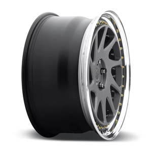 Rueda de Aleación de Aluminio Forjado de Tres Piezas con Borde Profundo Agresivo y Tapa Central, Ajuste Universal para Automóviles de Pasajeros - Product Image 3