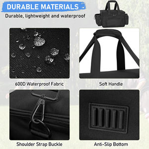 Sac de rangement pour disques de golf personnalisé de grande taille, nouveau design, 24+ disques, durable, grande capacité avec séparateurs et plusieurs poches latérales - Product Image 3