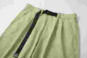 2024 Summer Men's Casual <strong>Cargo</strong> <strong>Pants</strong> Multicolor Cotton <strong>Green</strong> Flare Belt Baggy Jeans Plain Dyed OEM Service Available for Boys - Product Image 6