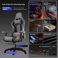 Chaise de jeu ergonomique en nylon avec accoudoirs, confortable pour une longue utilisation assise, inclinable, pour la maison, le bureau, le dortoir