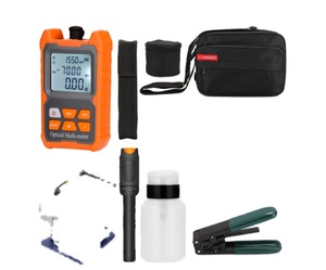 Probador de fibra óptica medidor de potencia óptica OPM equipo de fibra óptica <span class=keywords><strong>kit</strong></span> de herramientas herramienta de fibra pon meter novker nk200 - Product Image 4