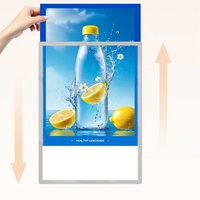 Vente en gros personnalisé 50cm * 70cm dessin boîte à lumière panneau en verre 15.8w 12V-1.5A boîte à lumière pour la publicité étanche extérieur LED Design