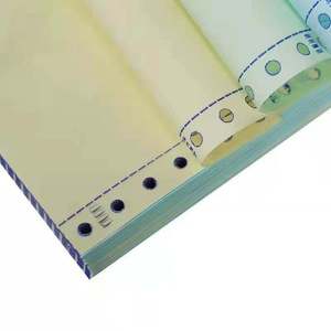 Papel Continuo para Computadora de 1 a 6 Capas, Papel Autocopiativo al por Mayor, 100% Pulpa de Madera Virgen, Papel Autocopiativo A4 - Product Image 1