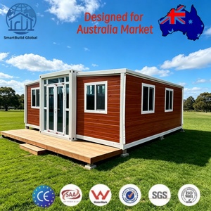 Bureau préfabriqué extensible de 20 pieds en conteneur, boutique modulaire, maison portable <span class=keywords><strong>pour</strong></span> usage commercial en Australie - Product Image 1