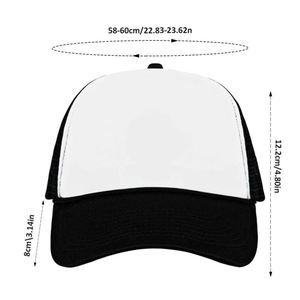 Gorra Trucker de 5 Paneles con Logotipo Personalizado, Bicolor, Ajustable, Deportiva, de Béisbol, con Frente de Espuma de Poliéster y Parte Trasera de Malla, Casquette en Blanco - Product Image 4