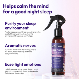 Huile essentielle pour adultes Bonne nuit, spray apaisant naturel à la camomille pour le sommeil, spray pour oreiller, spray pour dormir - Product Image 2