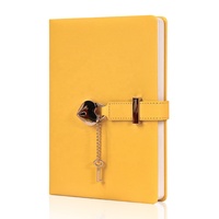 Sweet Girls Journal Notebook Avec Serrure Logo Personnalisé Couverture En Feutre En Cuir PU Planificateurs Laitiers