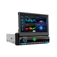 Autoradio numérique haut de gamme pour voiture, écran tactile rétractable de 7 pouces, autoradio stéréo MP5, lecteur multimédia vidéo pour voiture, lecteur DVD