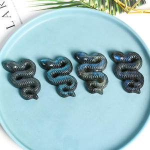 100% naturel vente chaude en gros sculptures de <span class=keywords><strong>labrador</strong></span> en cristal naturel - Product Image 4