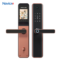 Cerradura Inteligente para Puerta con Cámara, Entrada sin Llave, Huella Digital, Contraseña, App Tuya, Wifi, para Apartamentos y Habitaciones, Más Popular
