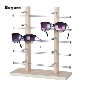 Boyarn 8/10/12 lunettes cadre affiche <span class=keywords><strong>bois</strong></span> lunettes de soleil présentoirs accessoires spectacle stand porte-bijoux usine <span class=keywords><strong>en</strong></span> gros - Product Image 2
