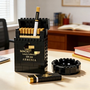 Mini Set di Blocchi da Costruzione in Plastica Personalizzabili per Adulti, Regalo da Collezione - Product Image 1