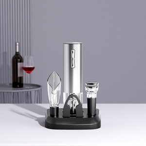 ที่เปิดขวดไวน์ไฟฟ้าแบบพกพา สแตนเลสสั่งทำพิเศษ พร้อมชุดจ่ายไวน์ - Product Image 6