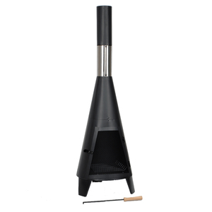 SEJR Outdoor <strong>Garden</strong> Vertical Charcoal Grill With <strong>Chimney</strong> 38x122cm - Product Image 2
