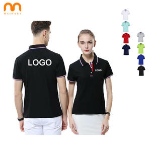 Polos de Negocios Unisex de Alta Calidad con Logotipo Personalizado, <span class=keywords><strong>Poli</strong></span>éster y Algodón Transpirable, para Equipos de Golf y Empleados - Product Image 1