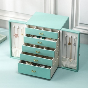 Light Luxury Network Red Edition <b>Jewelry</b> Cases <b>Jewelry</b> <b>Storage</b> Case Locking <b>Jewelry</b> Display Case - Product Image 3