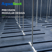 Système d'aération rétractable avec diffuseur tubulaire en membrane EPDM 63 mm et garantie de 2 ans pour les stations d'épuration industrielles