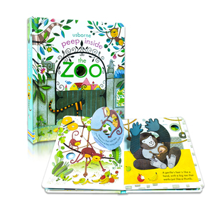 Vente en gros d'usine Livre cartonné pour enfants et bébés avec rabat <span class=keywords><strong>à</strong></span> soulever Livre pop-up 3D pour enfants Impression d'animaux - Product Image 1
