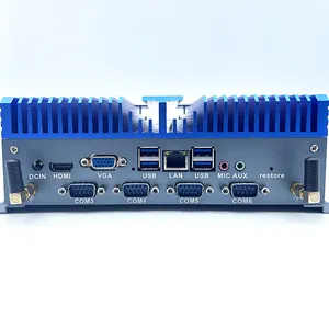 임베디드 산업용 팬리스 2 * SO-DIMM DDR4 RAM OS 산업용 에지 컴퓨팅 미니 PC 박스 컴퓨터
