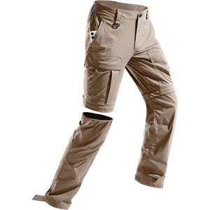 Pantalones de Senderismo Convertibles para Hombre, Impermeables, de Secado Rápido, con Cierre, Tipo Cargo, para Pesca, Ropa de Verano para Actividades al Aire Libre - Product Image 1