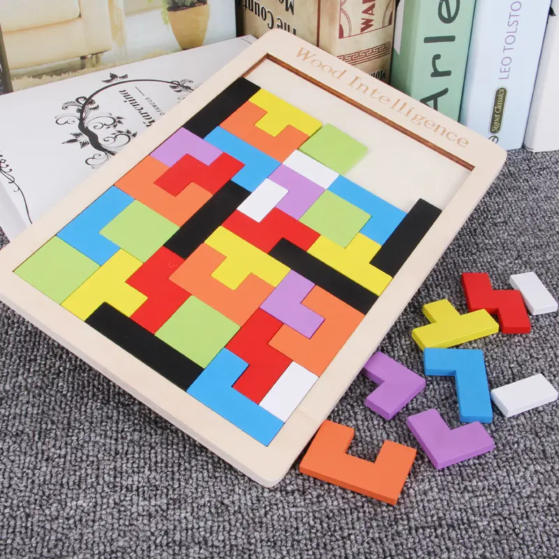 New Toy Puzzle Children's Early Education Wooden Toys Changeable Baby Classic 3d Wooden Puzzle