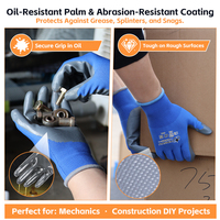 Gants de travail XINGYU en nitrile avec revêtement en nylon, gants de sécurité flexibles pour la réparation automobile, le jardinage, la construction, gants de sécurité pour le travail