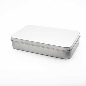 Hộp thiếc hình chữ nhật nhỏ có nắp, in logo tùy chỉnh, dùng làm bao bì đựng kẹo, thẻ quà tặng, khung ảnh, nhãn dán - Product Image 5
