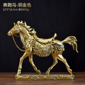 منحوتات فنية ديكو محاكاة زخرفة راتنج الحصان فاخرة لخزانة مدخل غرفة المعيشة ديكور خزانة التلفزيون - Product Image 5