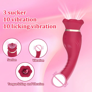 Wireless Remote Control Silicone Tongue Licking <b>Vibrator</b> Heating Telescopic Features 100% Waterproof USB Rechargeable for Women - Product Image 5