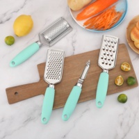 Vevor — lot de 4 râpes en acier inoxydable, avec manche souple, râpe à citron et à fromage