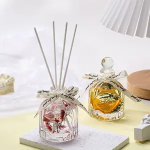 Diffusore diffusore Aroma Hotel fiore portatile di lusso reed aromatico di vetro olio essenziale per diffusore