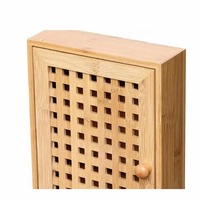 Porte-clés mural multifonctionnel en bois à un seul niveau avec pince et grande capacité pour la décoration de la maison, du salon et de l'entrée