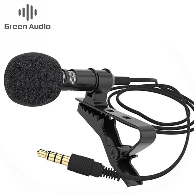 GAM-140 Professional 3.5mm Jack Mini Lapel Lavalier Microphone Lavalier Lapel Clip-on Omnidirectional TRRS Hotsale Price Wired