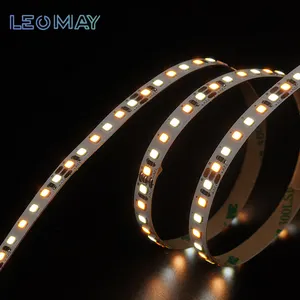 LEOMAY משלוח מהיר CCT צבע מתכוונן SMD 2835 12V 8MM LED רצועות גמישה LED רצועת אורות