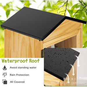 Caja de Biblioteca para Exteriores, Rectangular de Madera, Almacenamiento Multifuncional para Comunidades, Patios y Escuelas - Product Image 4