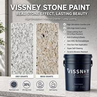 Revêtement liquide en acrylique Vissney 3D à texture de pierre artificielle pour mur, peinture décorative imperméable à appliquer au pinceau
