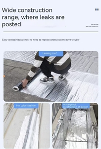 <span class=keywords><strong>Flashband</strong></span> Sofort-Wasserdichtes Dichtungsband Langlebiges Asphalt-Reparaturband Gummi Selbstklebende Aluminiumfolie Bitumen Wasserdicht 10cmx10m Abdichtband - Product Image 4