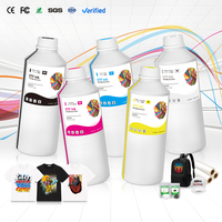 Tinta DTF Berkualitas Tinggi 1000ml untuk Epson I3200 XP600 I1600 4720 Premium CMYK Putih Transfer