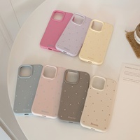 Coques souples en TPU personnalisées pour iPhone, couleur unie simple, sensation de peau, étui de téléphone pour tous les téléphones