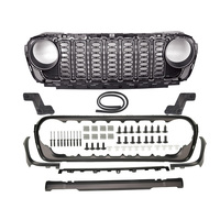 Nouvelle calandre avant de remplacement pour Wrangler JL/JT 2018-2024, ABS OE 68316767AC, compatible Gladiator JT Rubicon Sahara Sport, pour rénovation/amélioration