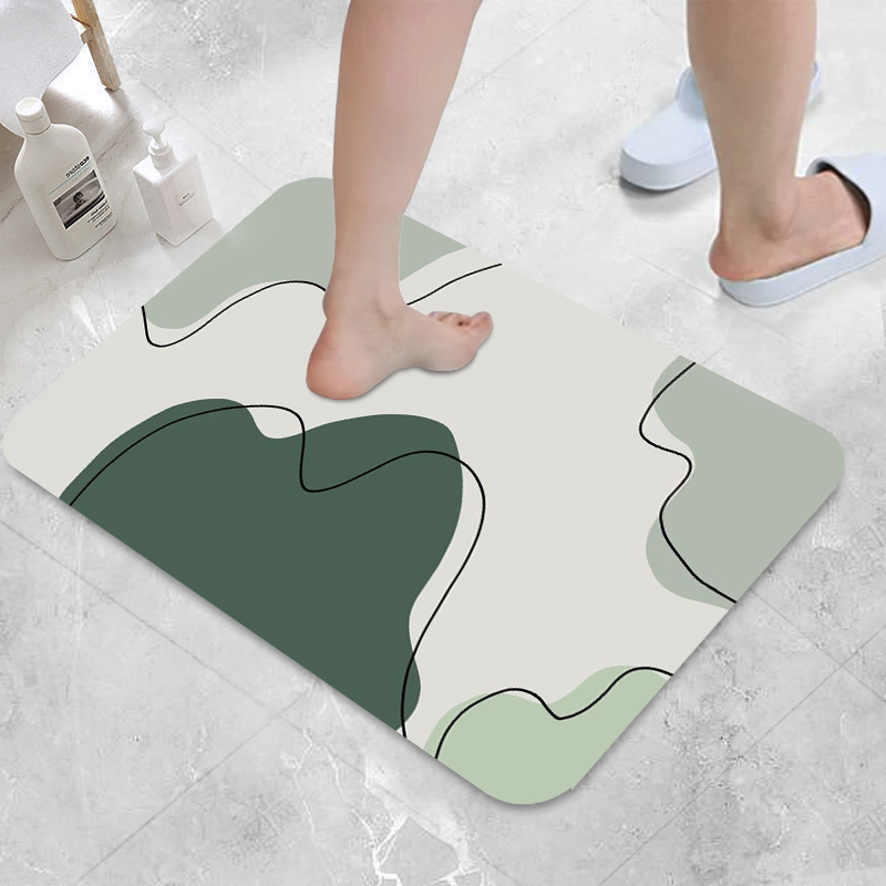 Противоскользящий роскошный водовпитывающий мягкий коврик для ванной diatomite