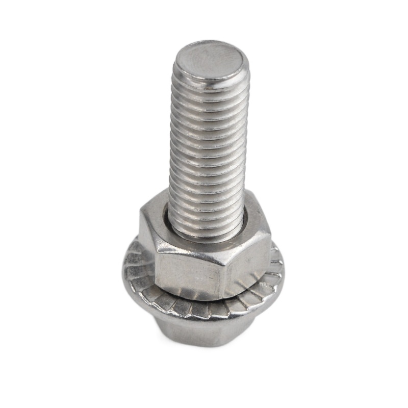 Fastener Manufacturer Stainless Steel Hex Flange Bolts DIN6921
