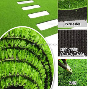 Terrain de football artificiel réaliste pour la décoration de la maison, gazon synthétique intérieur/extérieur, haute densité, durable, recyclable, respectueux de l'environnement - Product Image 3