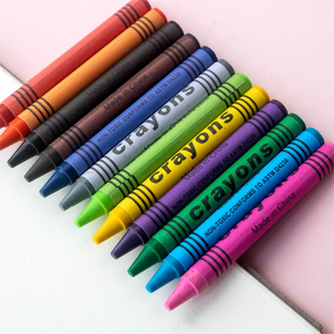 Bán Buôn Tùy Chỉnh 12-Màu Sắc Không Độc Hại Trẻ Em Của Sơn <span class=keywords><strong>Crayon</strong></span> Set Với Bút Chì Và Mài - Product Image 6