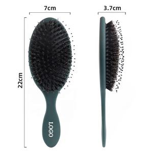 <span class=keywords><strong>Brosse</strong></span> démêlante de haute qualité avec logo personnalisé, coussin en forme de pagaie, poils doux, brosses à cheveux pour cheveux bouclés, épais, humides ou secs, peigne de salon, ventilation - Product Image 3