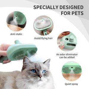 Cepillo de gato en aerosol para arrojar cepillo de aseo de gato de autolimpieza para masaje cepillo de pelo de gato para eliminar el pelo enredado y suelto - Product Image 2