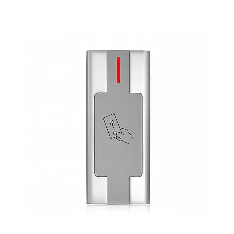 Lettore di schede rfid per il controllo degli accessi in lega di zinco impermeabile IP67 per esterni sistema di lettore di smart card nascosto di prossimità