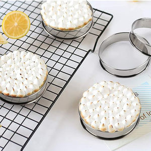 Roestvrijstalen Engelse Muffinringen Dubbele Cirkel Snijder Taartring Diy Crumpet Opgerolde Koekentaartjes Cake Mousse Maken Schimmel - Product Image 6